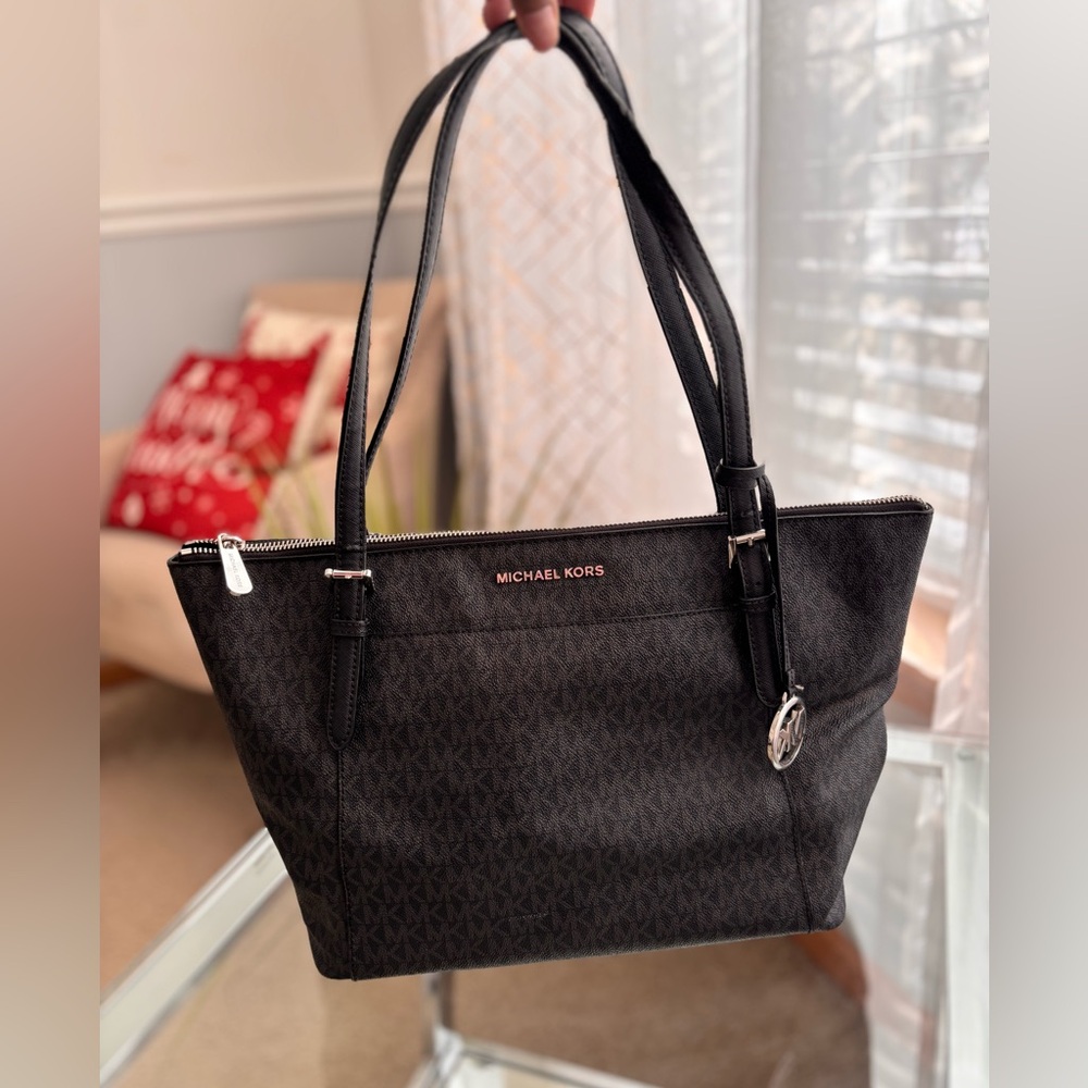 Black Michael Kors Tote Bag